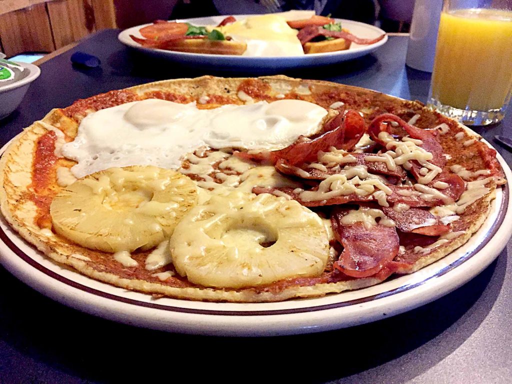 Pizza Pannekoek at Dutch Wooden Shoe Cafe | tryhiddengems.com