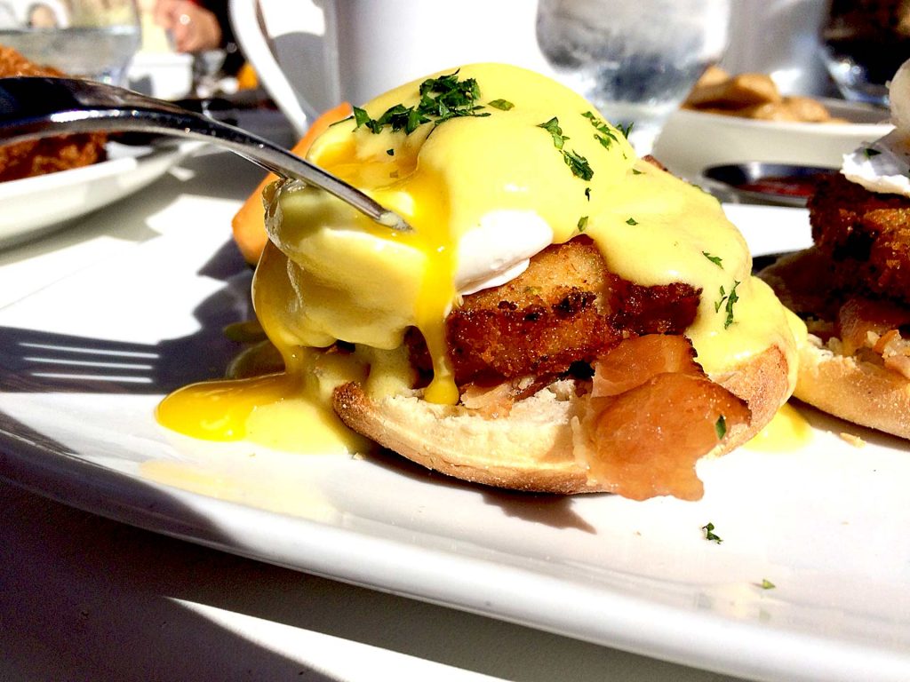 Crab Cake Benny at Kove Kitchen | tryhiddengems.com