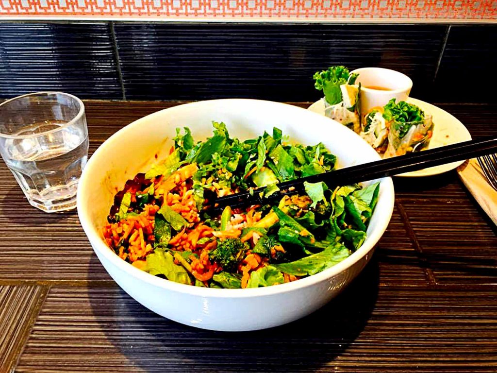 Midnight Swim Veggie Bowl at Chau Veggie Express | tryhiddengems.com