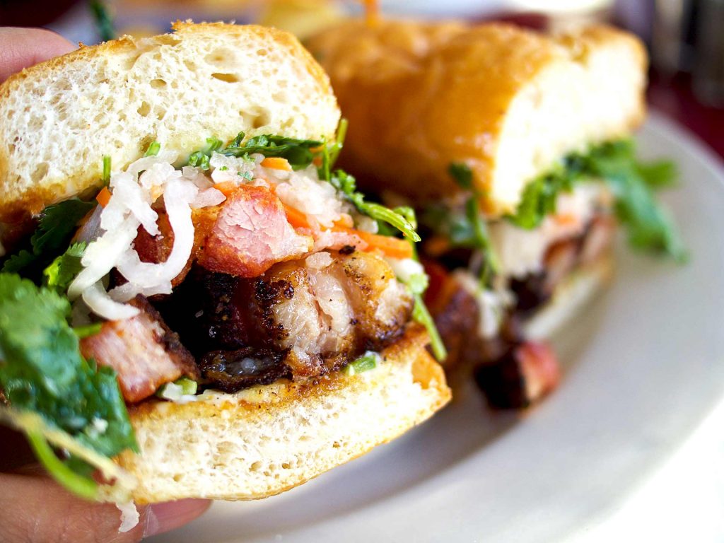 Pork Belly Sandwich at Red Wagon | tryhiddengems.com