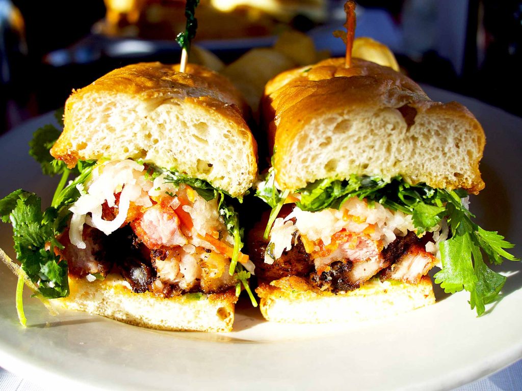 Pork Belly Sandwich at Red Wagon | tryhiddengems.com