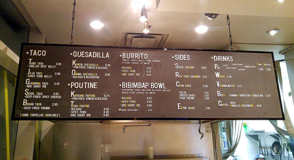 Tako - Mexican Korean Fusion Fast Food - Vancouver
