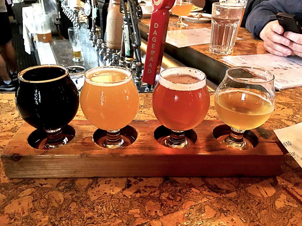 Craft Beer Flight at Alibi Room | tryhiddengems.com