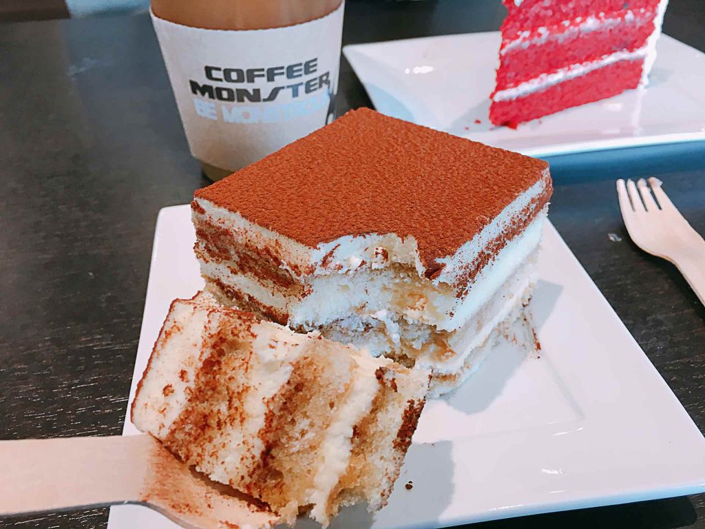 Tiramisu at Coffee Monster