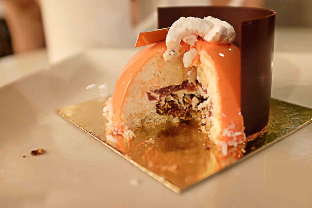 Chai tea Mousse Cake at La Foret | tryhiddengems.com