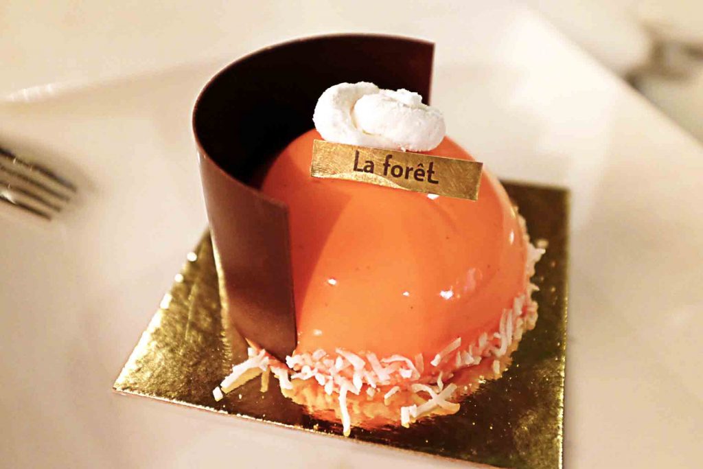 Chai tea Mousse Cake at La Foret | tryhiddengems.com