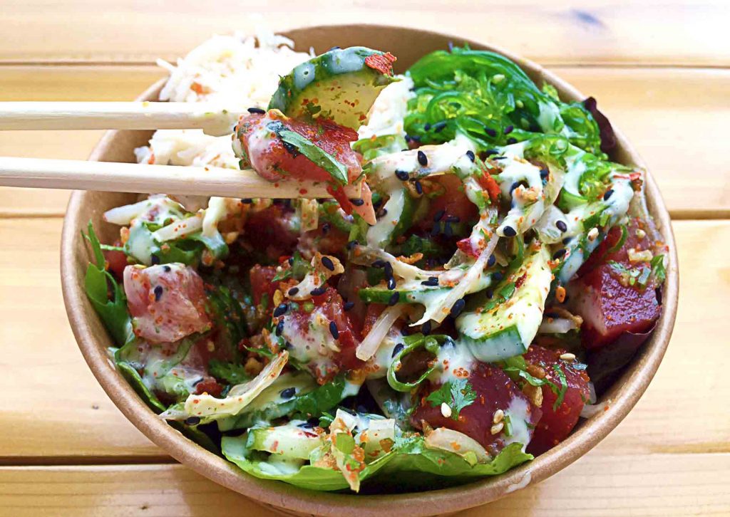 Create Your Own Bowl at The Hoke Poke | tryhiddengems.com