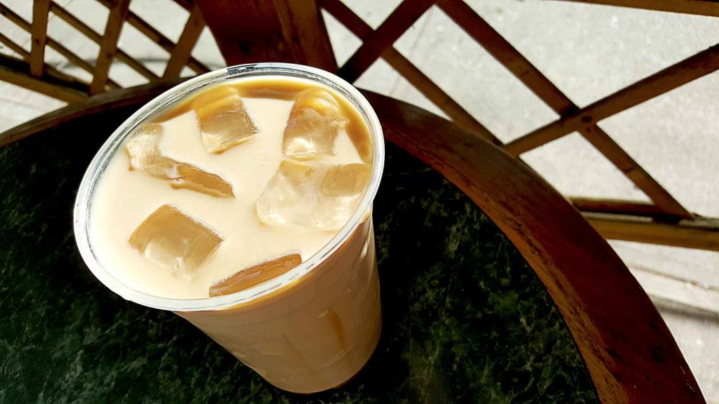 Iced Caramel Macchiato at Caffe Mira | tryhiddengems.com