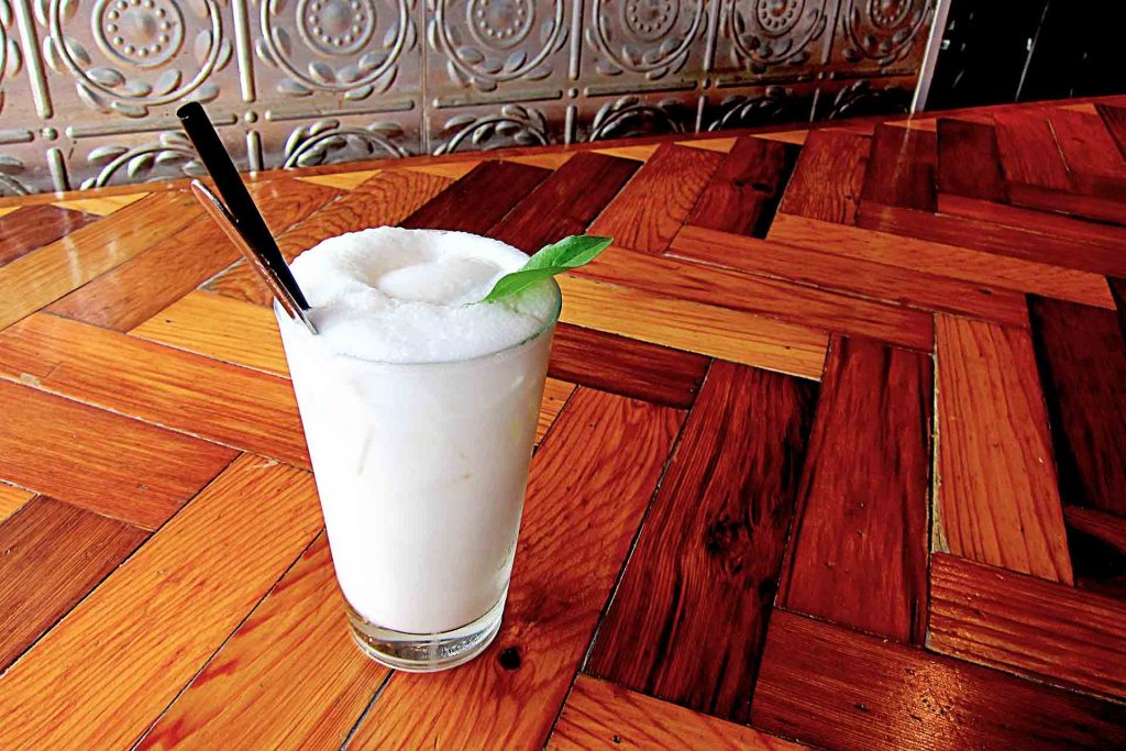 Chau’s Signature Coconut Shake at Chau Veggie Express | tryhiddengems.com