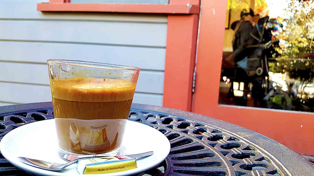 Cortado at Caffe Cittadella | tryhiddengems.com