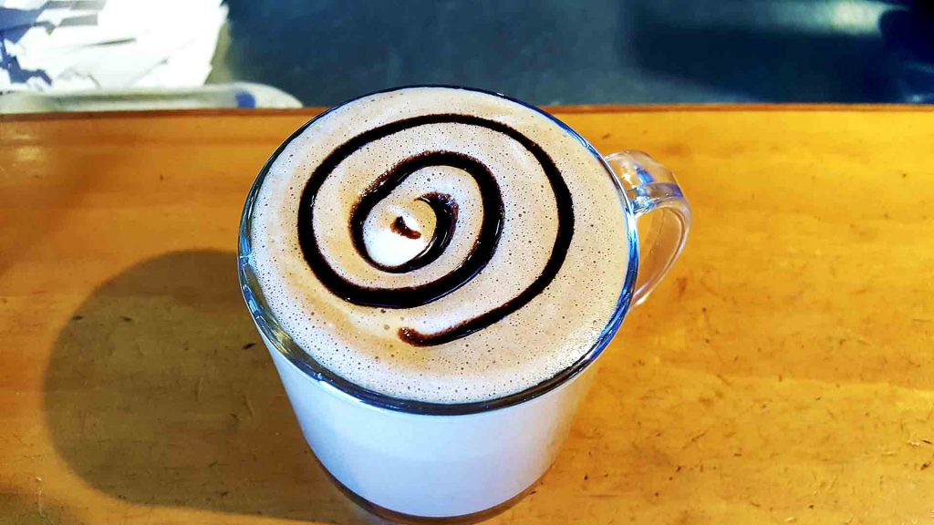 Hazelnut Mocha at Grounds for Coffee | tryhiddengems.com