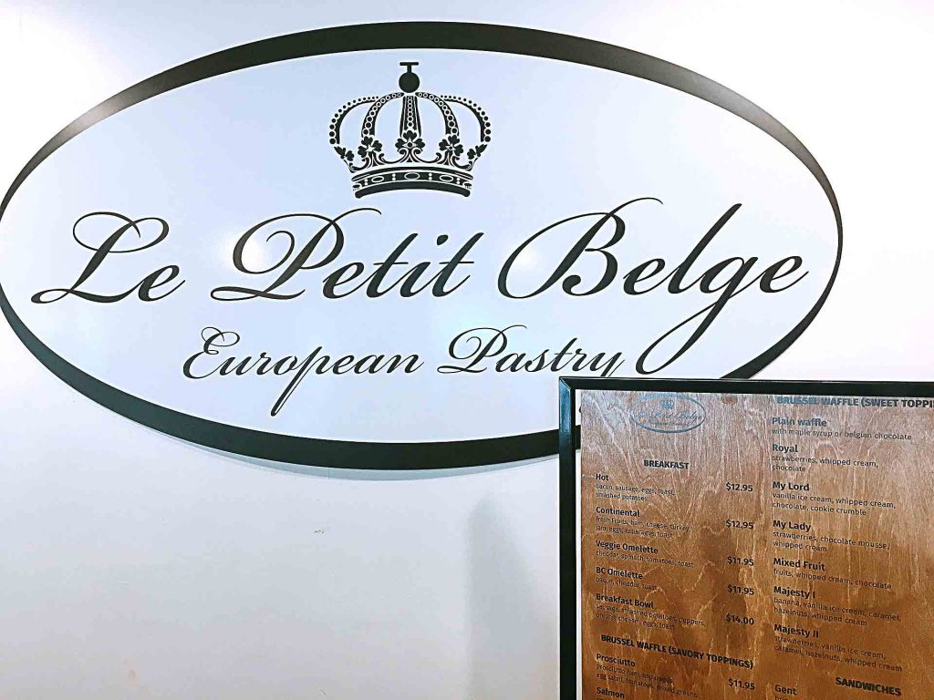 Le Petit Belge - Belgian Waffle Shop - Yaletown - Vancouver