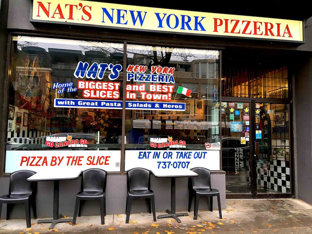 Nat's New York Pizzeria - Italian Pizza Shop - Kitsilano - Vancouver