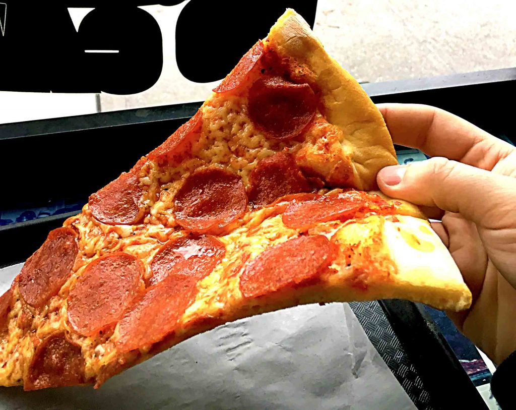 Pepperoni Slice at Nat's New York Pizzeria | tryhiddengems.com