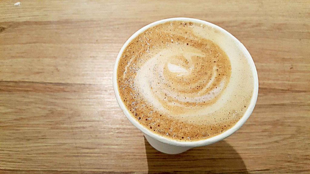 Pumpkin Pie Latte at Baker & Table Café | tryhiddengems.com