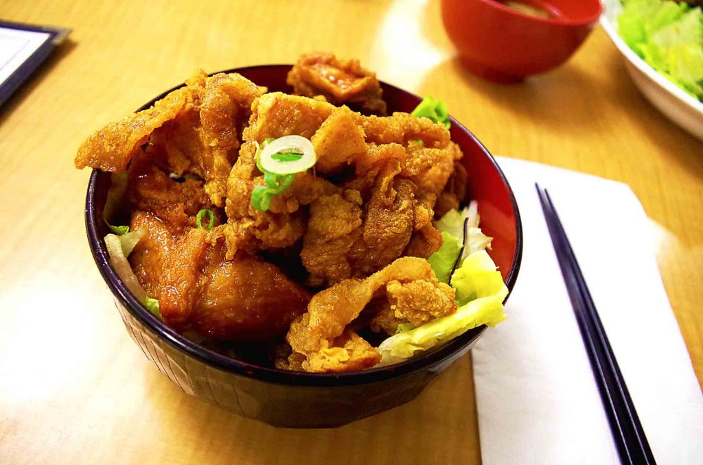 Spicy Karaage Donburi at Hi Genki Restaurant | tryhiddengems.com