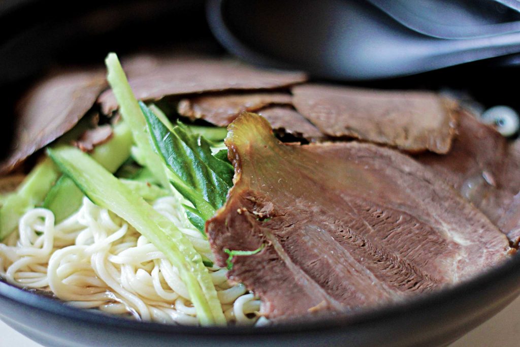 Flavored Cold Beef Noodles at North Noodle House | tryhiddengems.com