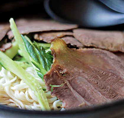 Flavored Cold Beef Noodles at North Noodle House | tryhiddengems.com