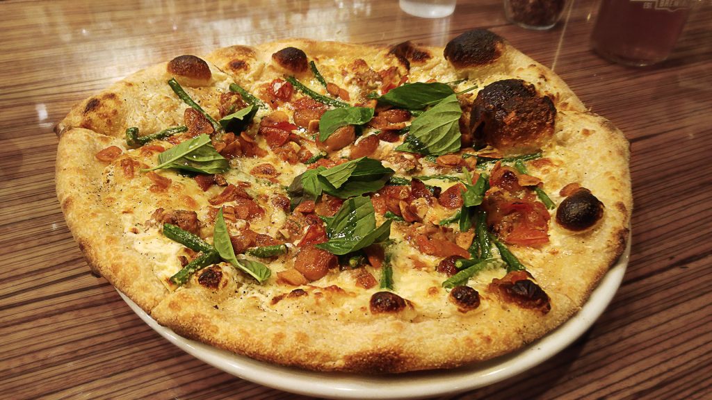 Featured Pizza at Corduroy Pie Company | tryhiddengems.com